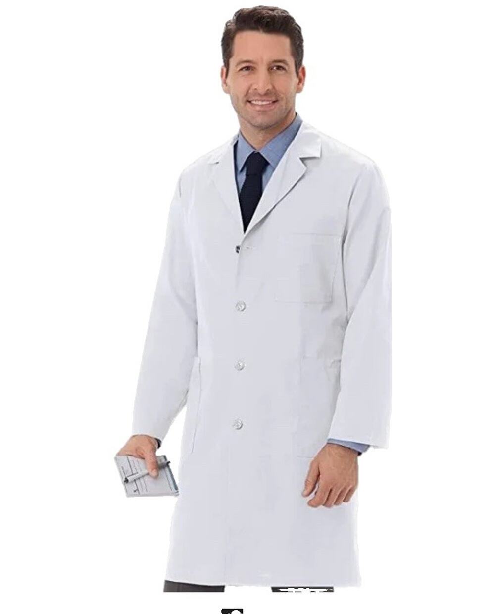 META White Unisex Lab Coat Style 6116 Chest & 2 Pockets Style Professional Wear